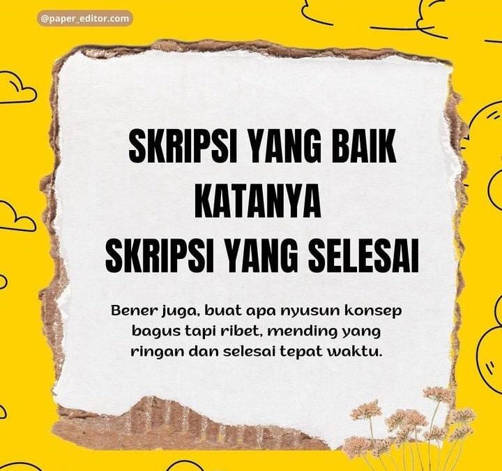 Jurnal atau Skripsi Ketika Perguruan Tinggi Memberikan Opsi sebagai Tugas Akhir?